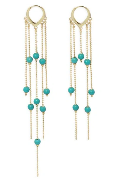 Petit Moments Copacabana Imitation Pearl Drop Earrings In Gold