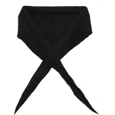 Petit Moments Courchevel Triangle Scarf In Black