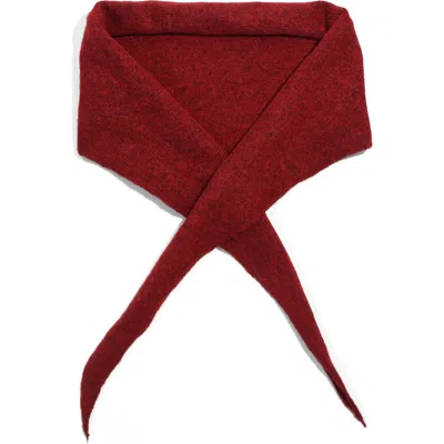 Petit Moments Courchevel Triangle Scarf In Red