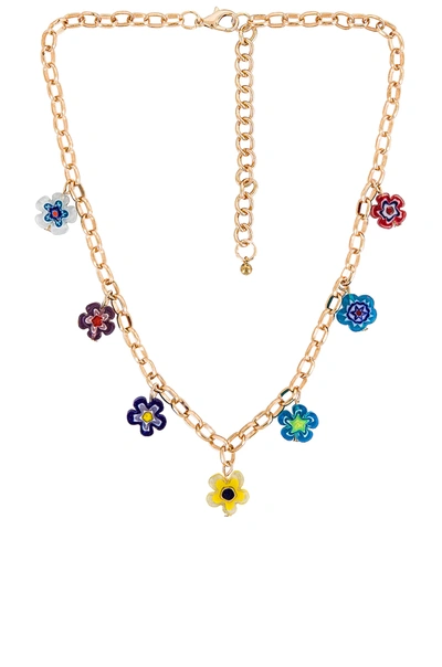 Petit Moments Daisy Chain Necklace In Gold