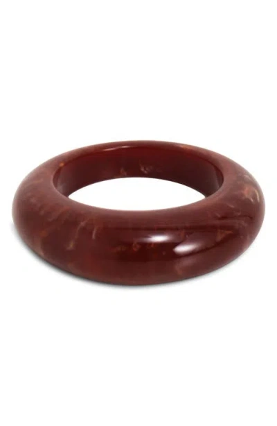 Petit Moments Darling Oversize Bangle Bracelet In Brown
