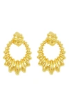Petit Moments Dionne Statement Earrings In Gold