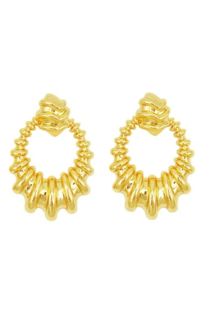 Petit Moments Dionne Statement Earrings In Gold