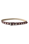 Petit Moments Disc Stud Belt In Black