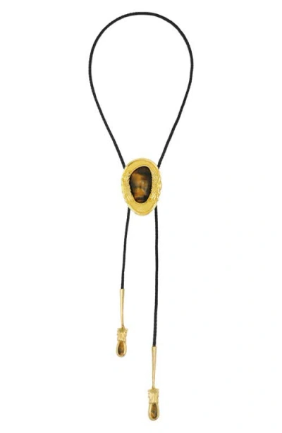 Petit Moments Dolly Bolo Tie Necklace In Gold