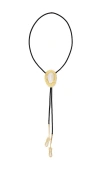 Petit Moments Dolly Bolo Tie Necklace In Pearl & Gold