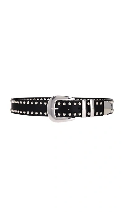 Petit Moments Double Barrel Belt In Black