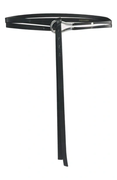 Petit Moments Double Row Belt In Black