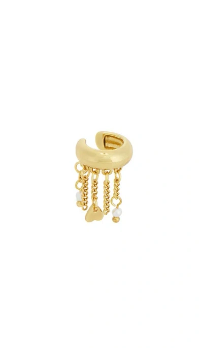 Petit Moments Dune Ear Cuff In Gold