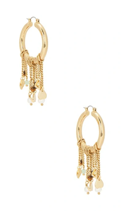 Petit Moments Dune Hoop Earrings In Orange