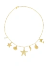 Petit Moments Ellie Necklace In Metallic Gold