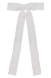 Petit Moments Femme Hair Bow In White