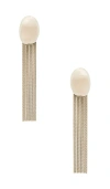 Petit Moments Fringe 垂褶耳饰 In Neutral