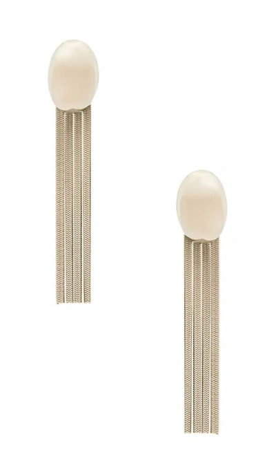 Petit Moments Fringe 垂褶耳饰 In Neutral