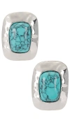 Petit Moments Giovana Stud Earrings In Teal