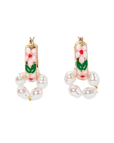 Petit Moments Hoop Earrings In Multi