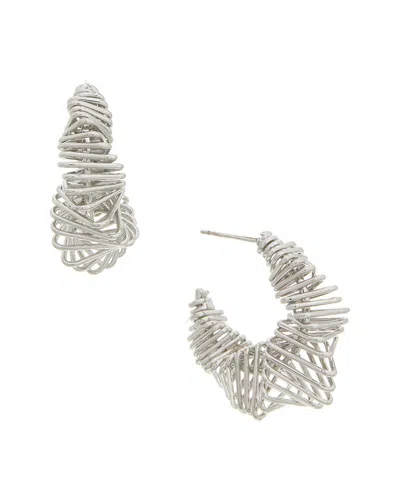 Petit Moments Hoop Earrings In Metallic