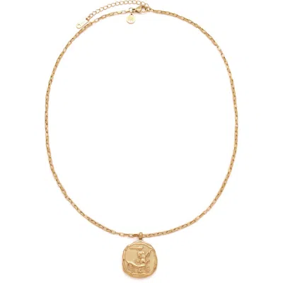 Petit Moments Horoscope Charm Necklace In Gold