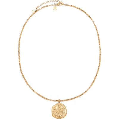 Petit Moments Horoscope Charm Necklace In Gold