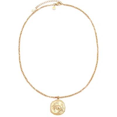 Petit Moments Horoscope Charm Necklace In Gold