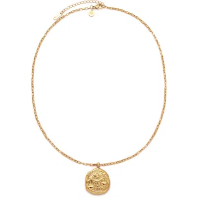 Petit Moments Horoscope Charm Necklace In Gold