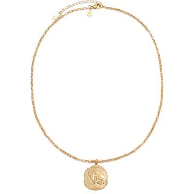 Petit Moments Horoscope Charm Necklace In Gold