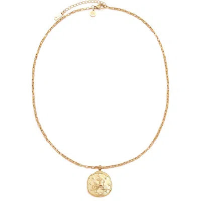 Petit Moments Horoscope Charm Necklace In Gold