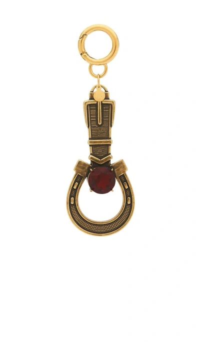 Petit Moments Horseshoe Keychain In Pattern