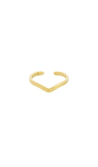 Petit Moments Isla Toe Ring In White