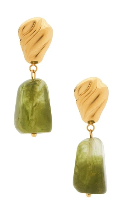 Petit Moments Jade Drop Earrings In Multi