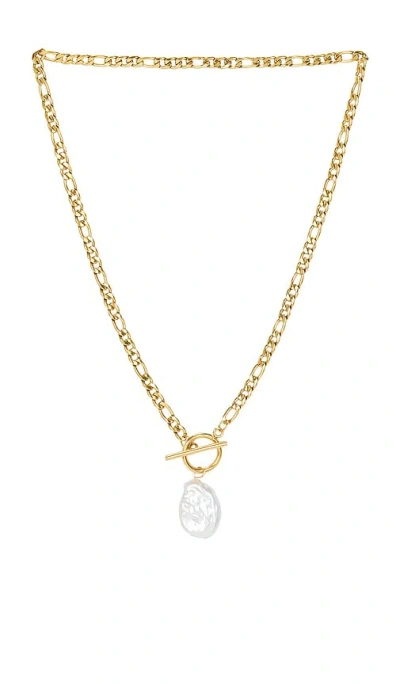 Petit Moments Jade Pearl Necklace In 金色