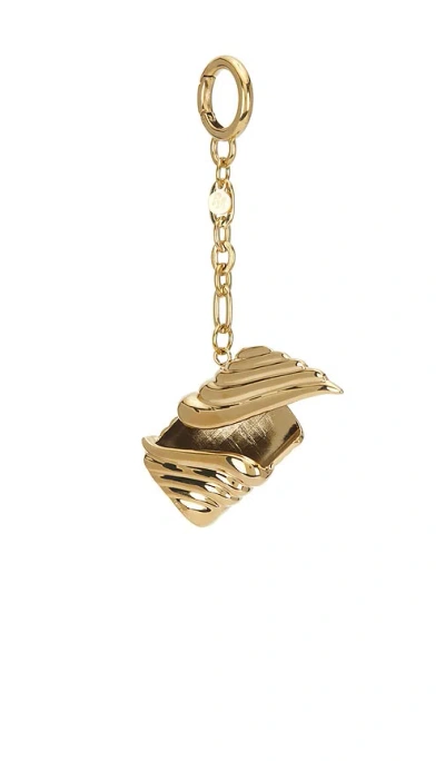Petit Moments Lighter Holder Keychain In Gold
