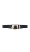 Petit Moments Link Belt In 黑色&金黄色