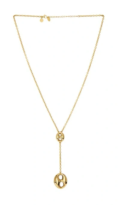 Petit Moments Link Drop Necklace In Gold