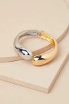 Petit Moments Livorno Gold And Silver Cuff Bracelet In Gold And Silver