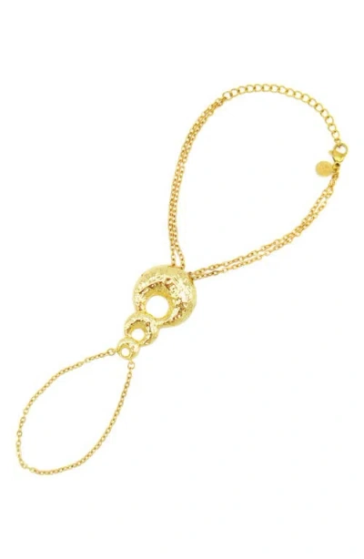 Petit Moments Lua Hand Chain In Gold