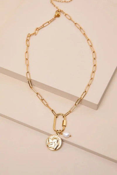Petit Moments Luicia Gold Carabiner Charm Necklace
