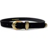 Petit Moments Marfa Leather Belt In Multi