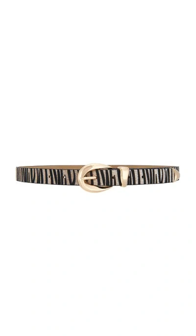 Petit Moments Marisa Belt In Black & White