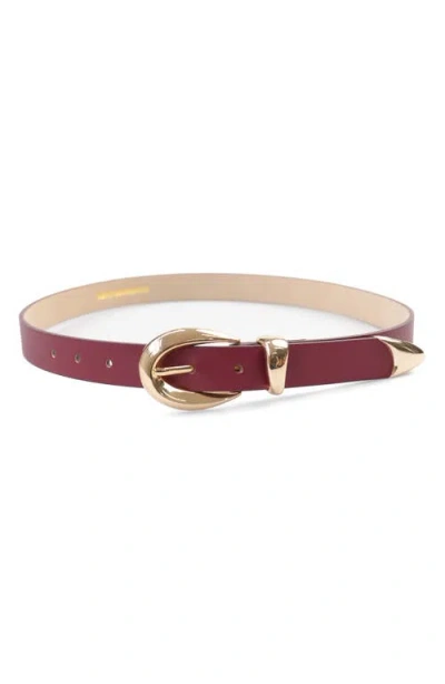 Petit Moments Marisa Faux Suede Belt In Multi