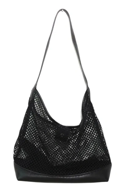 Petit Moments Mesh Tote In Black