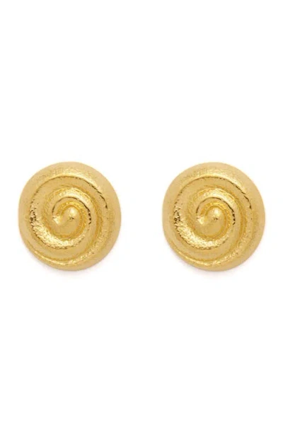 Petit Moments Milan Stud Earrings In Gold