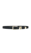 Petit Moments Modern Belt In 黑色&金黄色