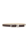 Petit Moments Modern Belt In Chocolate & Silver