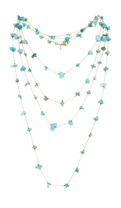Petit Moments Murtal Long Necklace In Blue