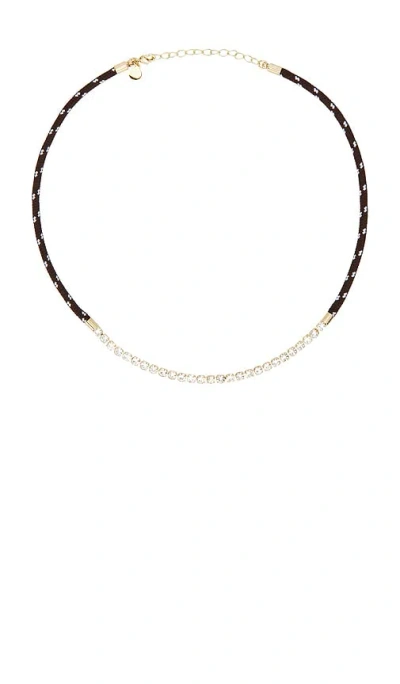 Petit Moments Paracord Beam Necklace In Metallic