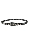 Petit Moments Phoenix Disc Belt In Black/ Silver