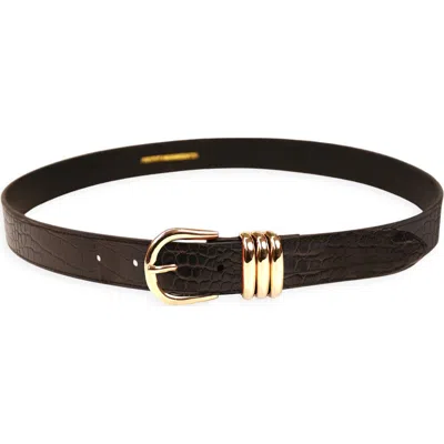 Petit Moments Polished Belt In Brown
