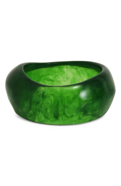 Petit Moments Resin Cuff Bracelet In Orange