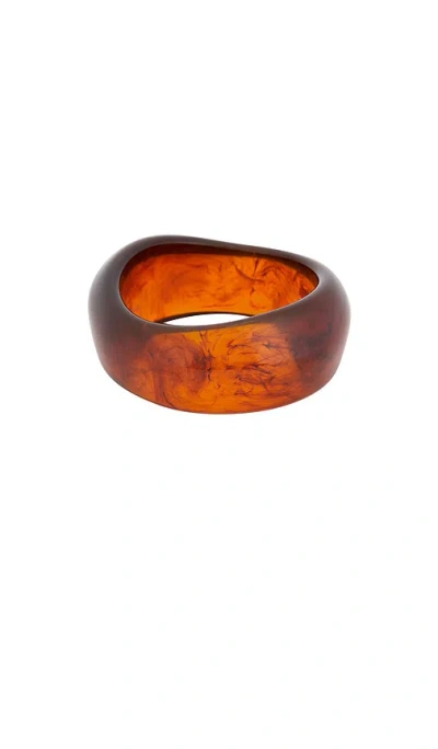 Petit Moments Resin Cuff In Brown